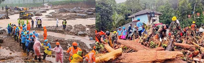 केरल के वायनाड भूस्खलन में मृतकों का आंकड़ा 300 के पार, अभिनेता मोहनलाल भी जायजा लेने पहुंचे