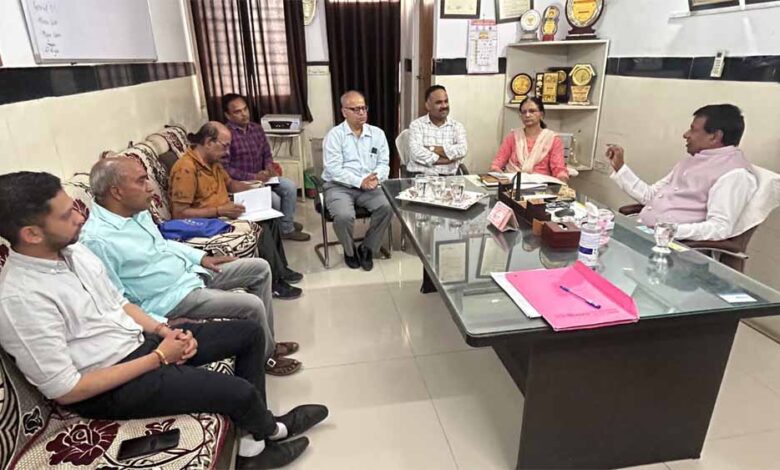 रोगी कल्याण समिति की कार्यकारिणी सभा की बैठक का किया गया आयोजन