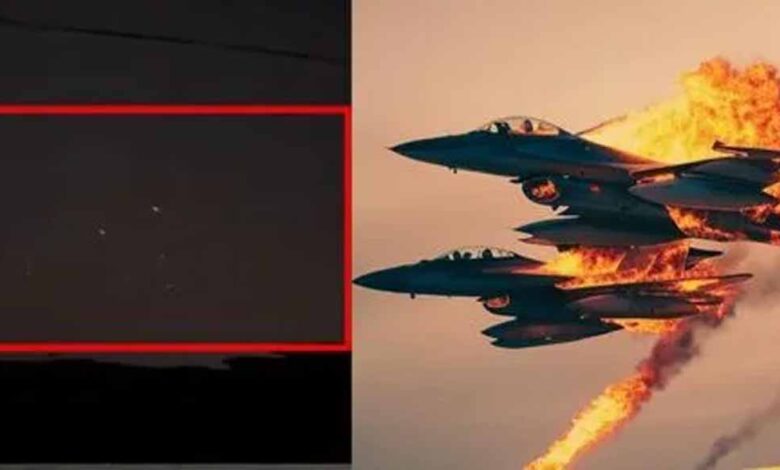 पाकिस्तान एयरफोर्स का AWACS विमान पंजाब प्रांत में किया ध्वस्त, PAK के तीन फाइटर जेट