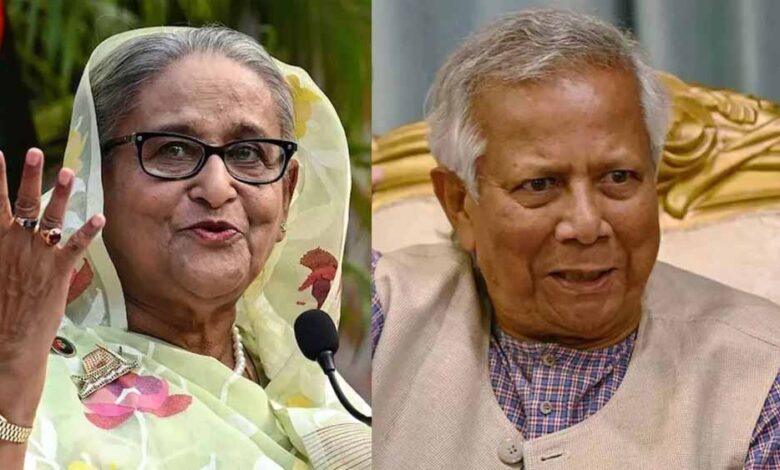 पूर्व-पीएम-शेख-हसीना-ने-अंतरिम-सरकार-के-प्रमुख-यूनुस-पर-तीखा-हमला-बोला,-us-के-हाथों-यूनुस-ने-बेच-दिया-देश