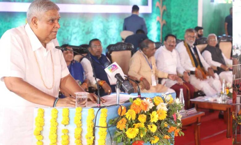 उप-राष्ट्रपति-जगदीप-धनखड़-ने-जबलपुर-में-किया-क़ृषि-उद्योग-समागम-का-शुभारंभ