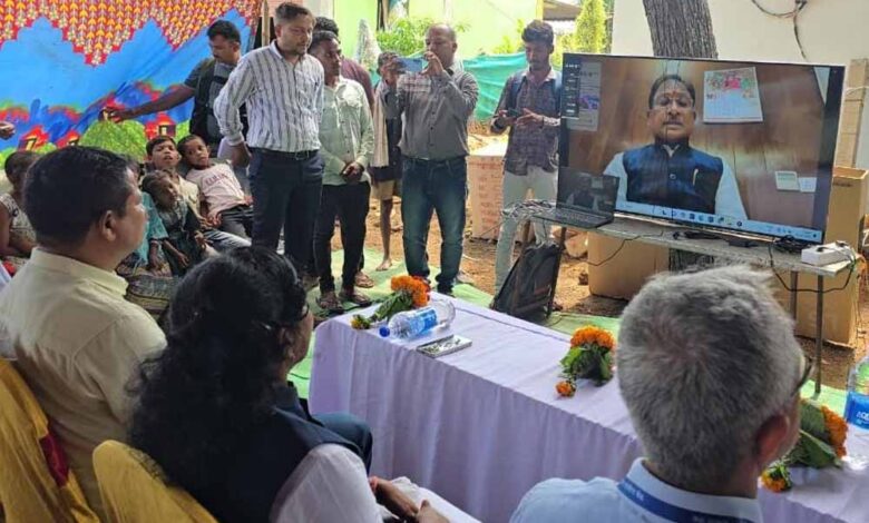 छत्तीसगढ़-के-पामेड़-में-खुली-ग्रामीण-बैंक-की-शाखा-:-मुख्यमंत्री-साय-ने-किया-वर्चुअल-शुभारंभ