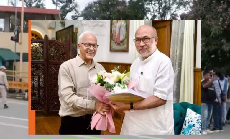 मणिपुर-में-बीजेपी-पेश-किया-सरकार-बनाने-का-दावा,-राज्यपाल-से-मिलने-पहुंचे-विधायक,-जानें-सभी-बड़े-अपडेट्स