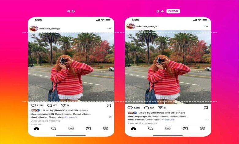 instagram-अब-3:4-आस्पेक्ट-रेशियो-वाली-फोटो-को-सपोर्ट-करेगा,-यूजर्स-बिना-काटे-तस्वीरें-अपलोड-कर-सकेंगे