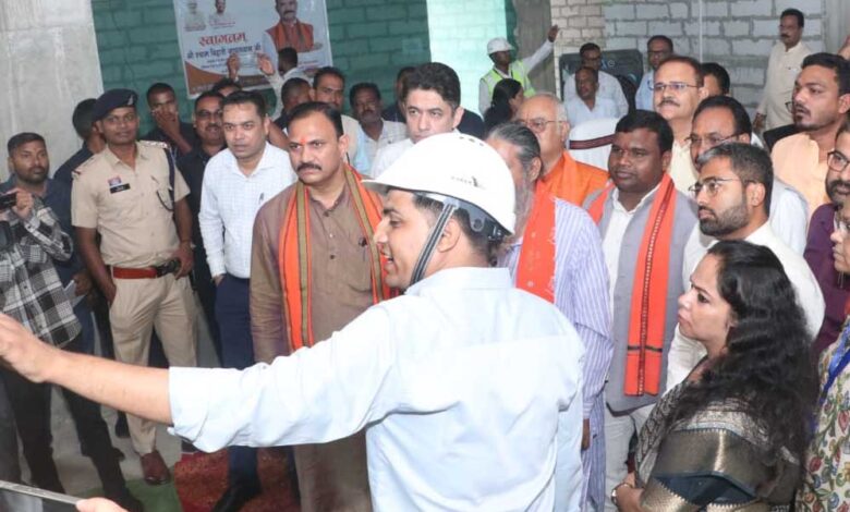 रायपुर-:-स्वास्थ्य-मंत्री-ने-निर्माणाधीन-शासकीय-चिकित्सा-महाविद्यालय-तेलगरा-का-किया-निरीक्षण