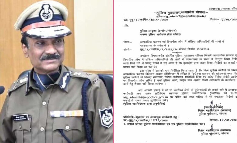 पुलिस-महानिदेशक-मकवाना-ने-विभागीय-जांच-वाले-अधिकारी-कर्मचारी-थानों,-क्राइम-ब्रांच-और-दफ्तरों-में-नहीं-होंगे-तैनात
