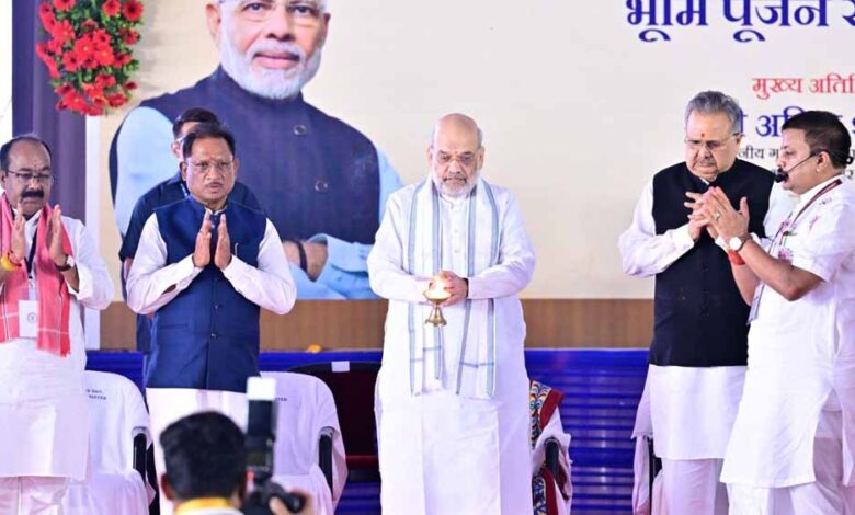 छत्तीसगढ़ के दो दिवसीय दौरे पर केंद्रीय गृहमंत्री शाह, आज नारायणपुर में जवानों के साथ करेंगे संवाद