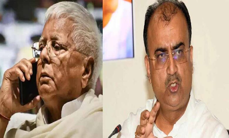‘जमीर-बेचकर-कांग्रेस-की-गोद-में-बैठे-लालू’,-मंगल-पांडेय-का-बड़ा-हमला