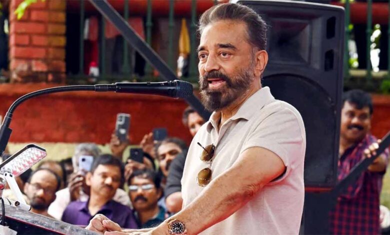 कमल-हासन-ने-‘ठग-लाइफ’-के-सितारों-के-साथ-मंच-साझा-किया,-भाषा-विवाद-पर-कोई-टिप्पणी-नहीं-की