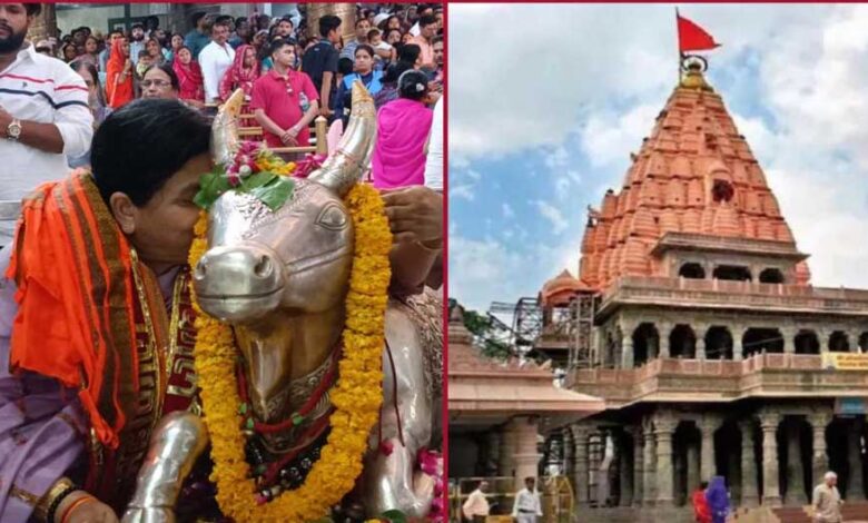 पूर्व-कैबिनेट-मंत्री-उषा-ठाकुर-महाकाल-मंदिर-पहुंचीं,-उन्होंने-भगवान-महाकालेश्वर-के-दर्शन-किए