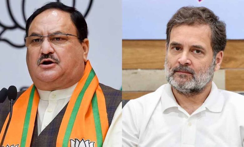 कांग्रेस-नेता-कई-चुनाव-में-हार-से-दुखी-और-हताश-है-और-इसलिए-विचित्र-साजिशें-रचने-का-आरोप-लगा-रहे:-जेपी-नड्डा