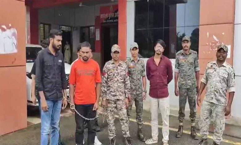 11-राज्यों-में-करोड़ों-की-ठगी-करने-वाले-5-अंतर्राज्यीय-ठग,-पुलिस-हिरासत-में