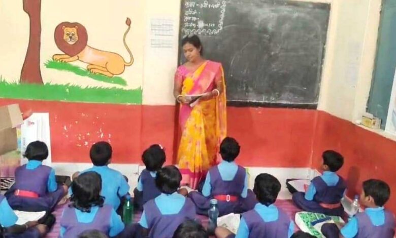रायपुर-:-युक्तियुक्तकरण-से-बदली-तस्वीर-:-पतरापारा-महलोई-प्राथमिक-शाला-में-पढ़ाई-को-मिली-रफ्तार