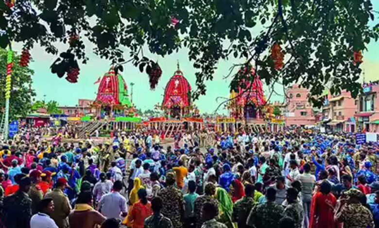 पुरी-में-रथ-यात्रा-का-अंतिम-चरण-आज,-भारी-भीड़-की-संभावना-के-चलते-सुरक्षा-कड़ी