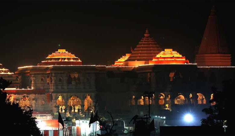 राम-मंदिर-में-भव्य-ध्वजारोहण-समारोह-की-तैयारी,-पीएम-मोदी-समेत-हजारों-मेहमान-होंगे-शामिल