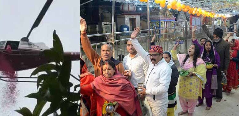 सावन-के-तीसरे-सोमवार-पर-श्रद्धा-का-सैलाब:-बरेली-में-हेलीकॉप्टर-से-कांवड़ियों-पर-पुष्पवर्षा,-नाथ-मंदिरों-में-उमड़ी-भीड़