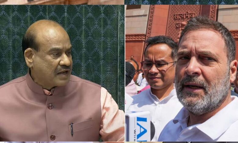 ‘जनता-ने-पर्ची-फेंकने-के-लिए-नहीं-चुना-नेताओं-को’-–-राहुल-गांधी-से-बोले-लोकसभा-अध्यक्ष-बिरला