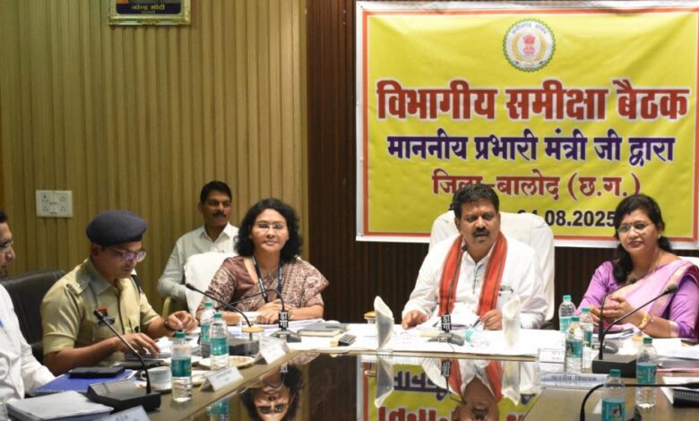 रायपुर-:-उपमुख्यमंत्री-एवं-प्रभारी-मंत्री-विजय-शर्मा-ने-समीक्षा-बैठक-लेकर-जिले-में-शासकीय-योजनाओं-के-क्रियान्वयन-की-स्थिति-की-समीक्षा