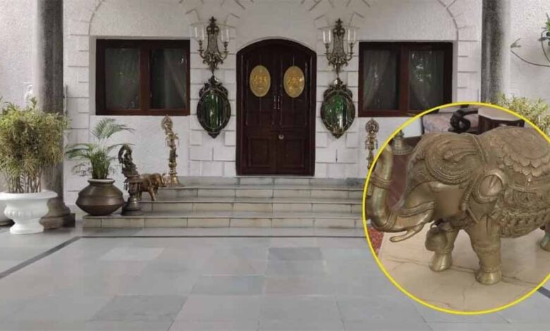 सरगुजा-राजपरिवार-के-कोठीघर-से-पीतल-की-हाथी-मूर्ति-चोरी,-cctv-में-कैद-हुआ-चोर
