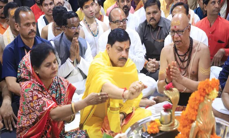 महाकाल मंदिर में पर्जन्य अनुष्ठान, CM मोहन यादव सहित 66 पंडितों ने की पूजा