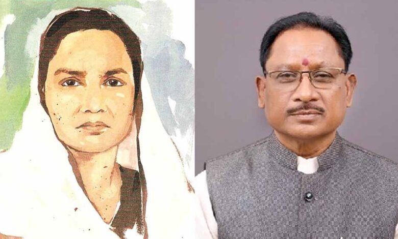 मुख्यमंत्री-साय-ने-छत्तीसगढ़-की-प्रथम-महिला-सांसद-और-समाज-सेविका-मिनीमाता-की-पुण्यतिथि-पर-किया-नमन