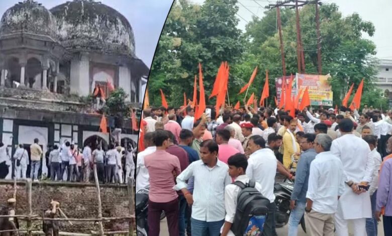 फतेहपुर-में-धार्मिक-विवाद:-मकबरे-को-मंदिर-बताकर-पूजा,-फिर-हुई-तोड़फोड़