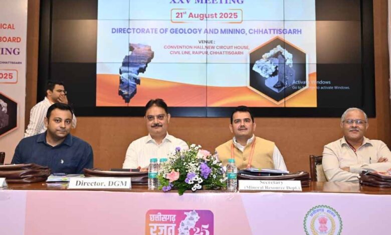 राज्य-स्तरीय-भू-वैज्ञानिक-कार्यक्रम-मंडल-छत्तीसगढ़-2025-की-रजत-महोत्सव-की-25-वीं-बैठक-हुई-आयोजित