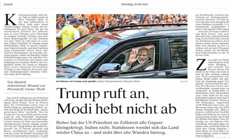 टैरिफ-पर-ट्रंप-ने-4-बार-फोन-किया,-पीएम-मोदी-ने-नहीं-उठाया-–-रिपोर्ट