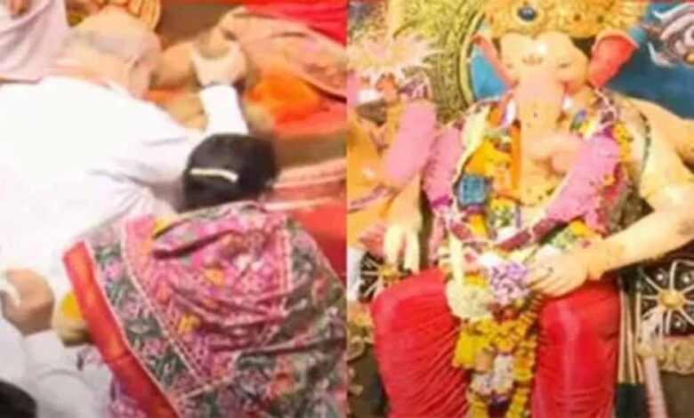 मुंबई-दौरे-पर-अमित-शाह,-लालबाग-के-राजा-के-किए-दर्शन,-गणेशोत्सव-की-रौनक-में-हुए-शामिल