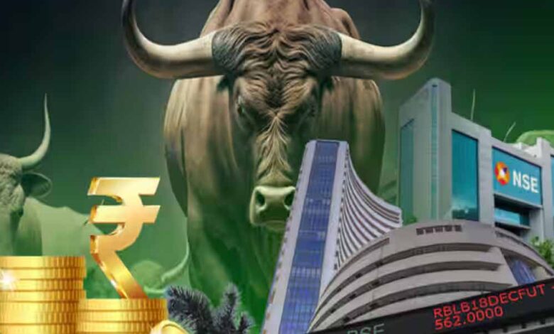 शेयर-बाजार-में-जोरदार-तेजी,-सेंसेक्स-313-अंकों-की-छलांग-के-साथ-82,600-के-पार