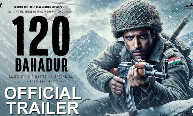 फिल्म 120 बहादुर का मोशन पोस्टर रिलीज