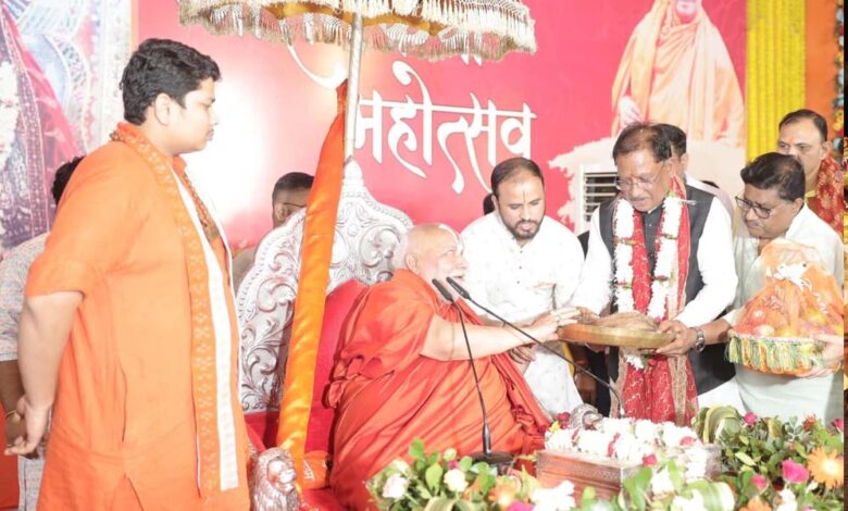 रायपुर-:-मुख्यमंत्री-विष्णु-देव-साय-कोरबा-में-राम-कथा-महोत्सव-में-हुए-शामिल