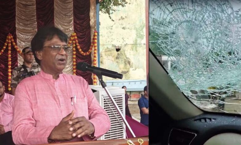 बंगाल में भाजपा प्रतिनिधिमंडल पर हमला, पथराव में सांसद मुर्मू घायल, सिर में लगी चोट