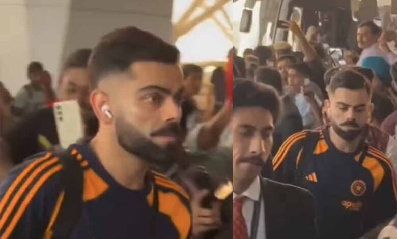 विराट-कोहली-ने-एयरपोर्ट-पर-फैन-से-किया-दिल-जीतने-वाला-पल,-ऑस्ट्रेलिया-जाने-से-पहले-दिखाया-प्यार