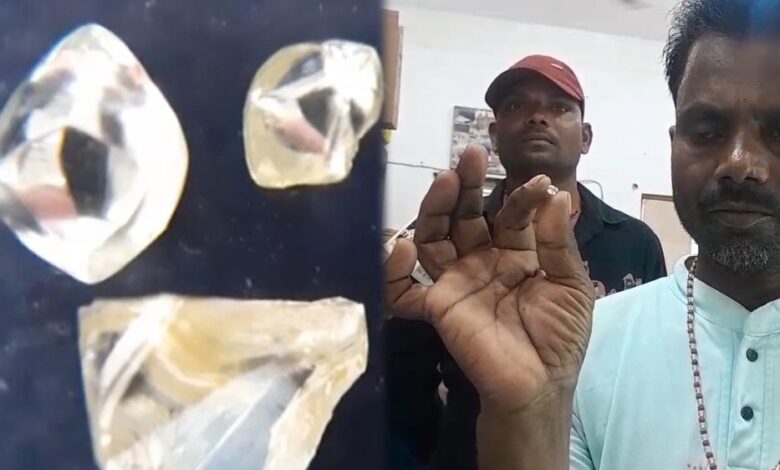 पन्ना-:-दिवाली-पर-गरीब-मजदूर-को-छप्पर-फाड़कर-मिला-गिफ्ट,-एक-साथ-तीन-हीरे-मिले,-कीमत-जानकर-होश-उड़ेंगे