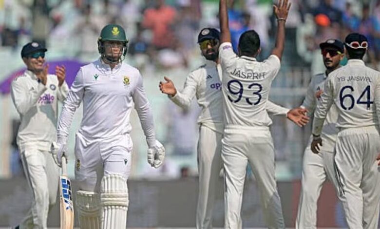 कोलकाता में अफ्रीकी टीम संकट में: 3 विकेट धड़ाम, बावुमा भी बुमराह के जादू का शिकार