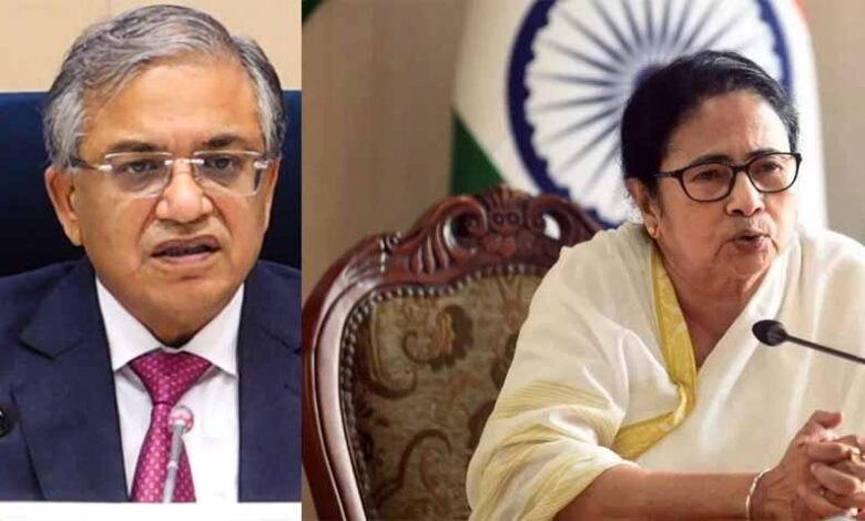 ममता-बनर्जी-का-केंद्र-को-कड़ा-संदेश:-sir-प्रक्रिया-रोकने-की-मांग,-ज्ञानेश-कुमार-को-लिखा-पत्र