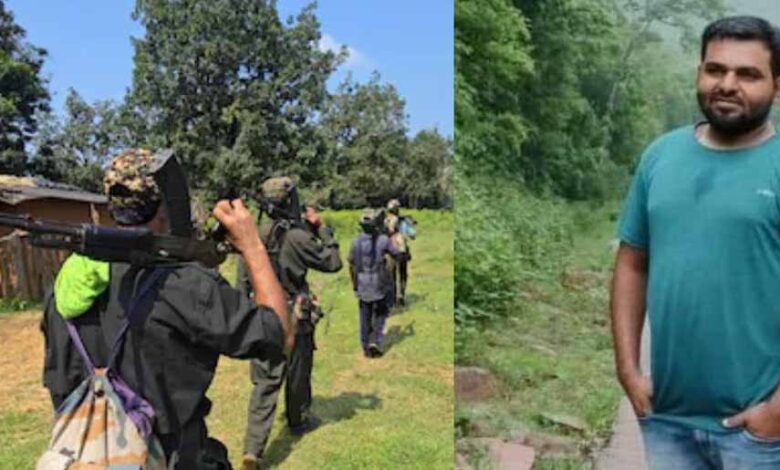 सड़क-निर्माण-में-बाधा:-नक्सलियों-ने-ठेकेदार-को-उठाया,-सहकर्मी-जान-बचाकर-कैंप-पहुँचा