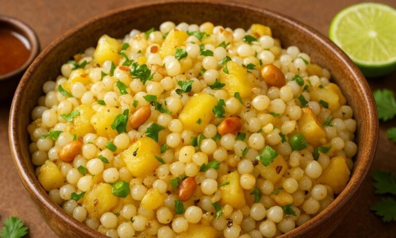 मात्र-10-मिनट-में-बनाएं-नॉन-स्टिकी-और-टेस्टी-साबूदाना-आलू-खिचड़ी,-एक-बार-खाएंगे-तो-बार-बार-बनाएंगे