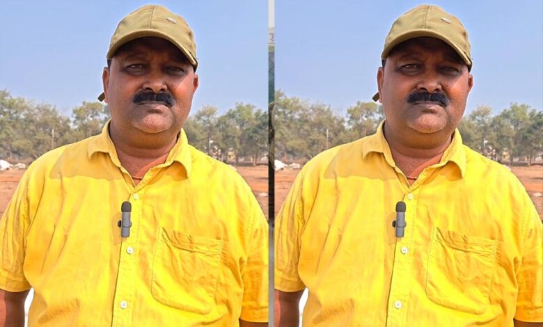 रायपुर-:-जालबांधा-सहकारी-समिति-में-नन्दलाल-वर्मा-ने-120-क्विंटल-धान-बेचा