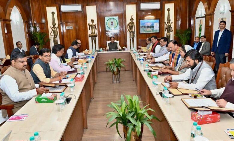मुख्यमंत्री-विष्णु-देव-साय-की-अध्यक्षता-में-मुख्यमंत्री-निवास-कार्यालय-में-कैबिनेट-की-बैठक,-महत्वपूर्ण-निर्णय-लिए