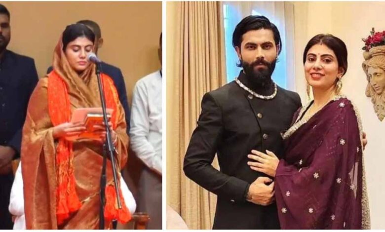 रविंद्र-जडेजा-की-तारीफ-करते-करते-रिवाबा-का-बड़ा-बयान,-टीम-इंडिया-पर-टिप्पणी-वायरल