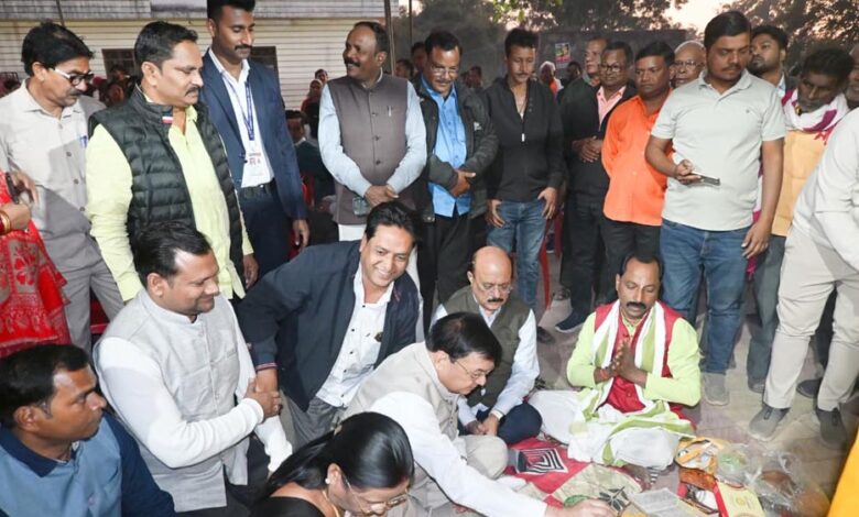 रायपुर-:-उद्योग-मंत्री-ने-किया-ऑक्सीजोन-विकास-कार्याे-का-लोकार्पण