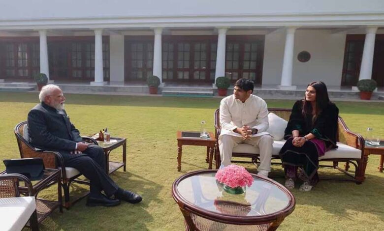 नीरज-चोपड़ा-ने-प्रधानमंत्री-नरेंद्र-मोदी-से-की-मुलाकात,-भविष्य-की-रणनीति-पर-हुई-अहम-चर्चा