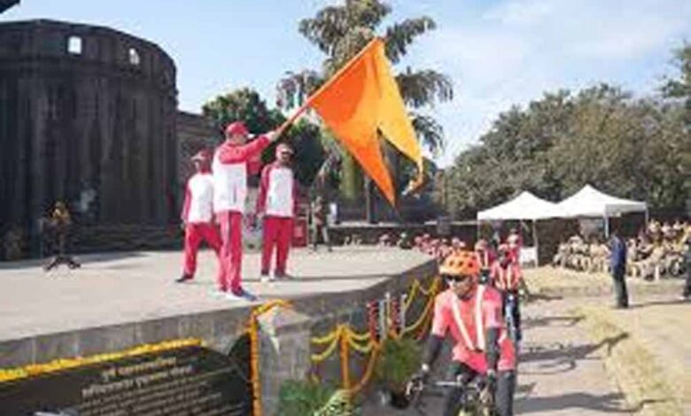 पुणे-से-दिल्ली-तक-राष्ट्रप्रेम-का-पैडल,-एनसीसी-का-भव्य-साइकिल-अभियान-रवाना