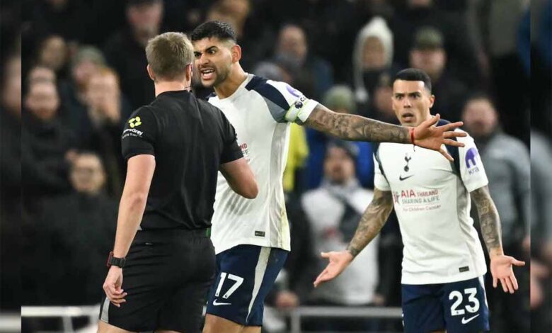 लिवरपूल-के-खिलाफ-रेड-कार्ड-बना-भारी,-टॉटेनहम-हॉटस्पर-के-कप्तान-क्रिस्टियन-रोमेरो-पर-लटक-रहा-है-लंबा-बैन