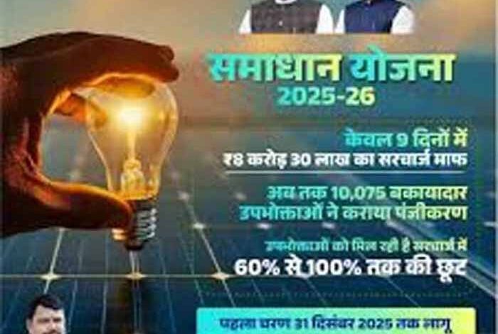 समाधान-योजना-का-प्रथम-चरण-31-दिसंबर-तक,-सरचार्ज-में-सौ-फीसदी-तक-छूट-का-अंतिम-दिन