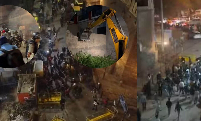 दिल्ली-के-तुर्कमान-गेट-में-बवाल,-मस्जिद-के-पास-पत्थरबाज़ी-के-बाद-10-लोग-हिरासत-में