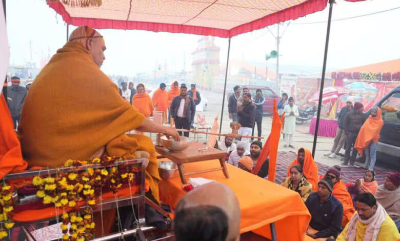 गंगा-स्नान-की-मांग-पर-अड़े-शंकराचार्य-अविमुक्तेश्वरानंद,-अनशन-दूसरे-दिन-भी-जारी