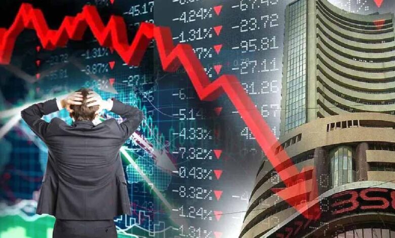 शेयर-बाजार-में-भारी-बिकवाली,-सेंसेक्स-1000-अंक-से-ज्यादा-टूटा,-निफ्टी-353-अंक-लुढ़का